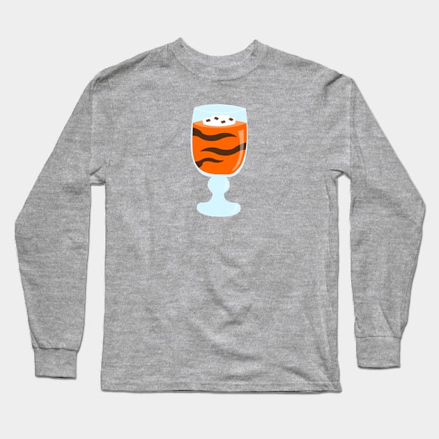 Tiger in a Glass Long Sleeve T-Shirt by traditionation